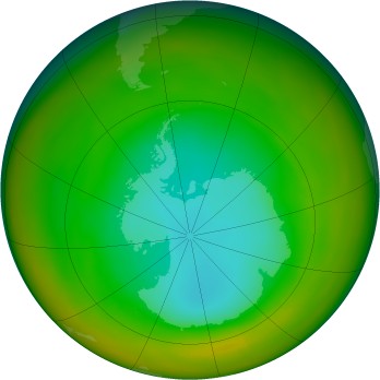 Antarctic ozone map for 1979-08